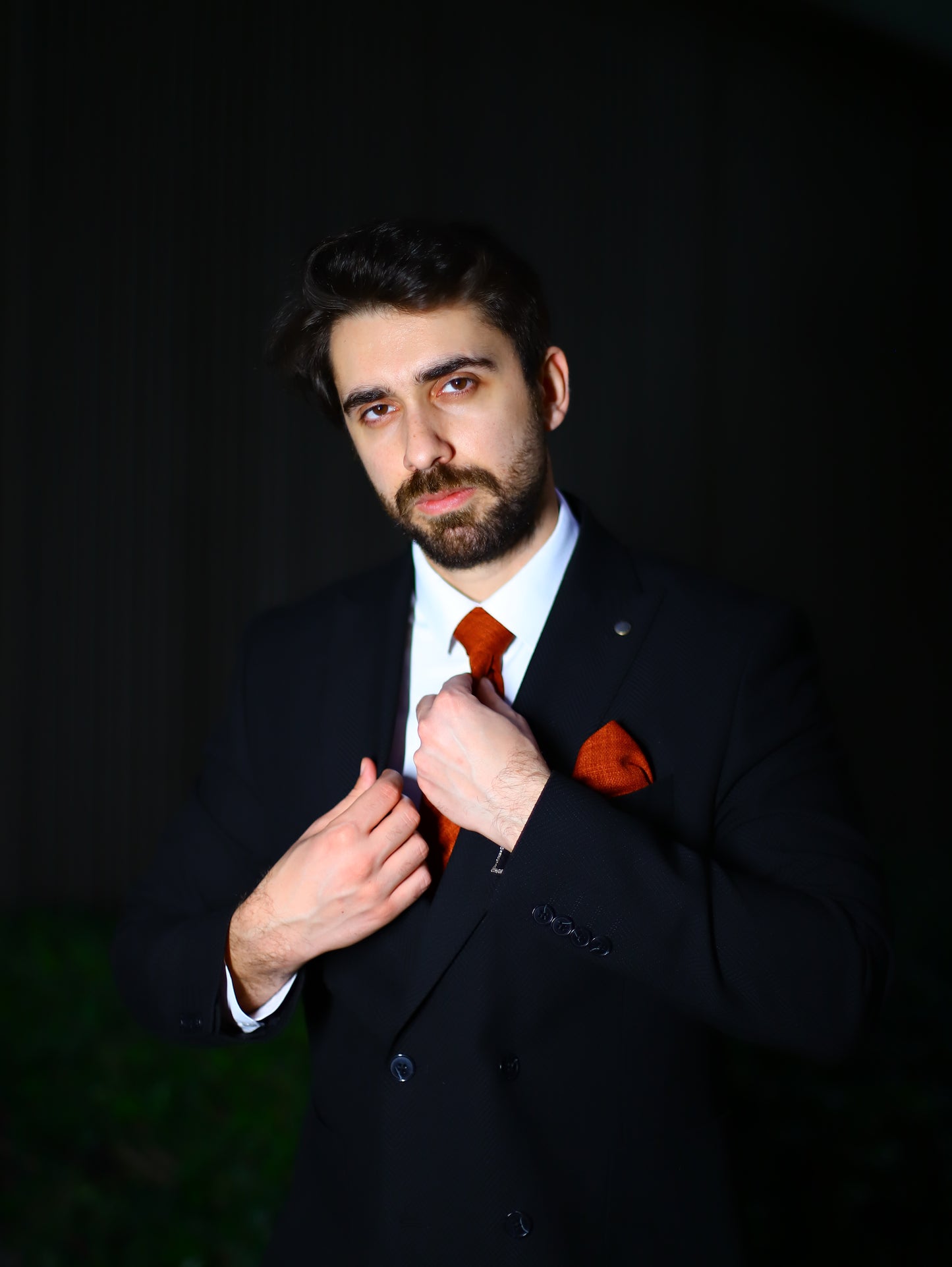 Men's Double-Breasted Suit, Italian Fit