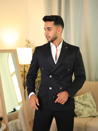 Men's Double-Breasted Suit, Italian Fit