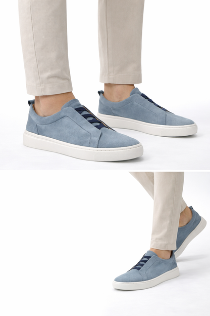 Men’s Casual Suede Low-Top Sneakers