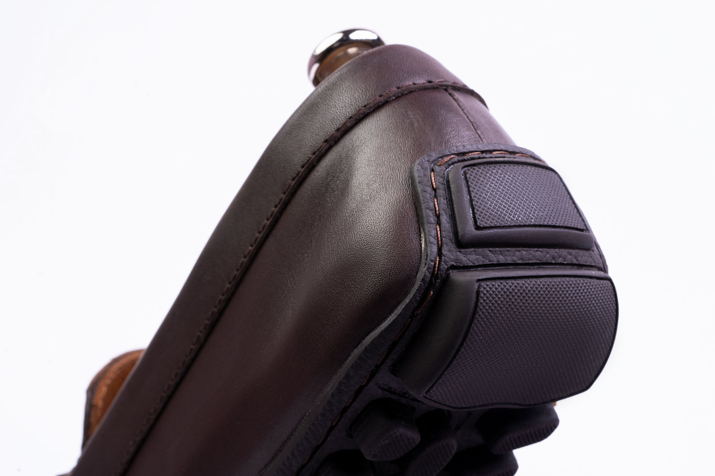 Men’s Leather Low-Tops Loafers - Brown