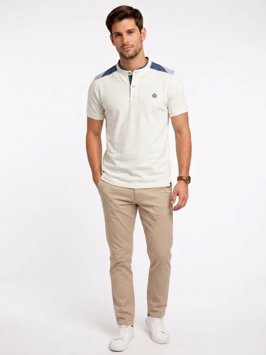 Chinese Collar Men's T-shirt