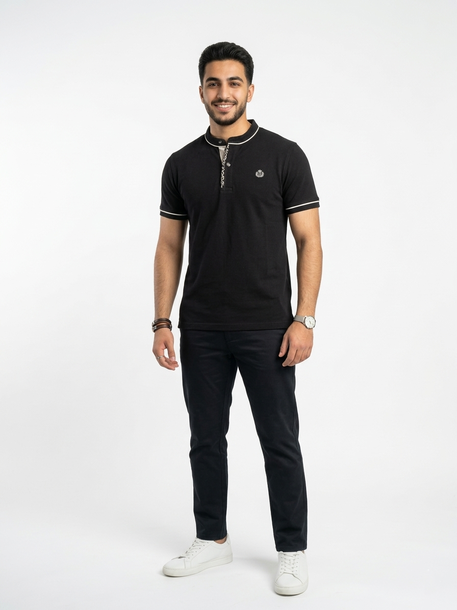 Chinese Collar Men's T-shirt