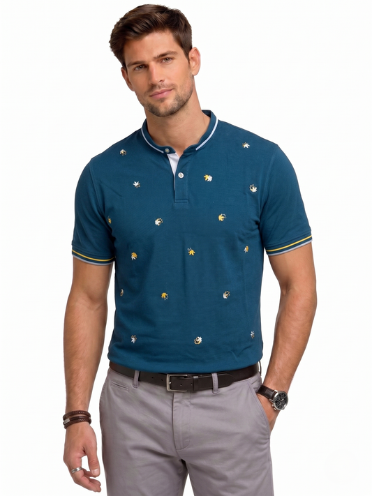 Chinese Collar Men's T-shirt