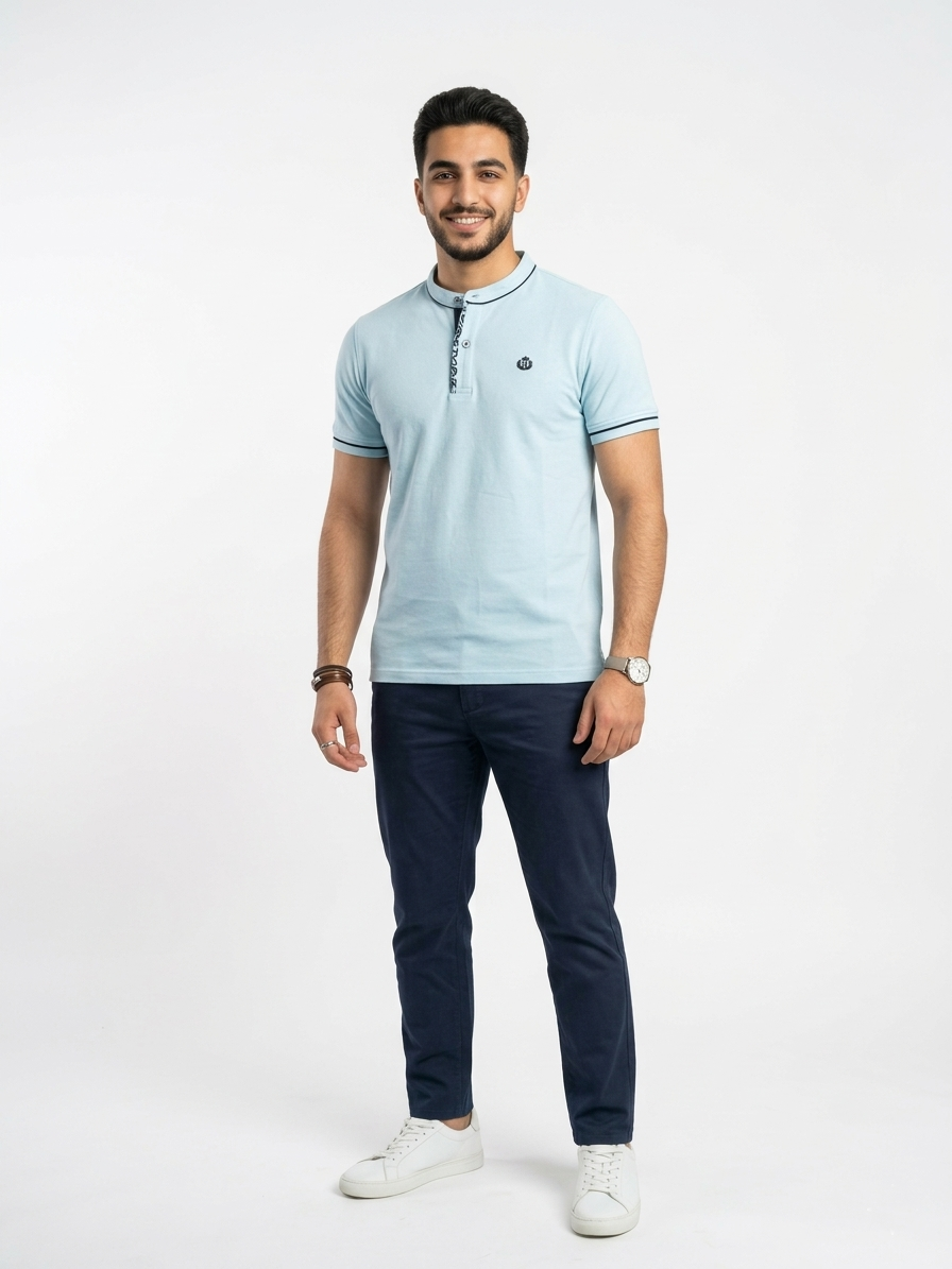 Chinese Collar Men's T-shirt