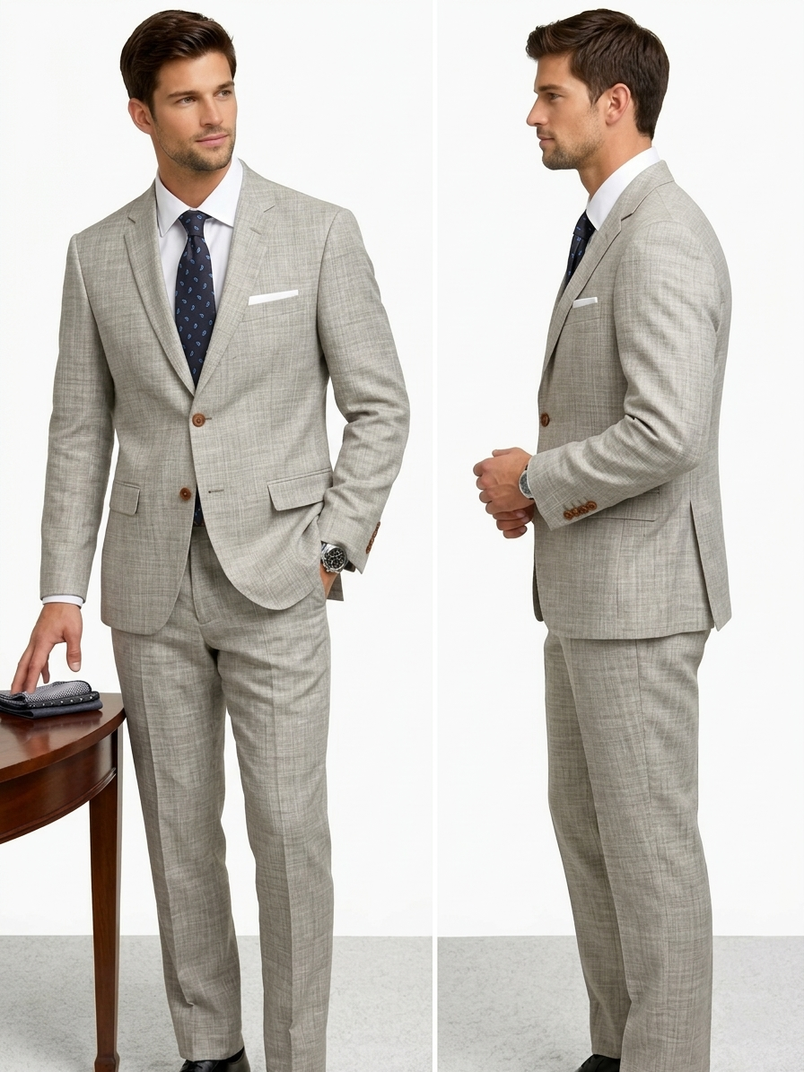 Fil a Fil Formal Suit For Men-2pc