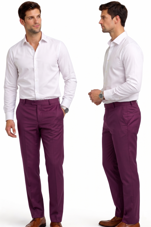 Bordo Men's Formal Trouser