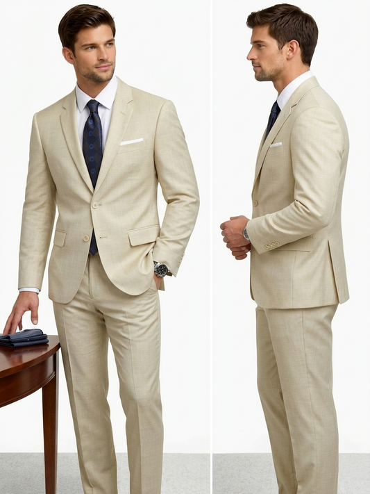 Fil a Fil Formal Suit For Men-2pc
