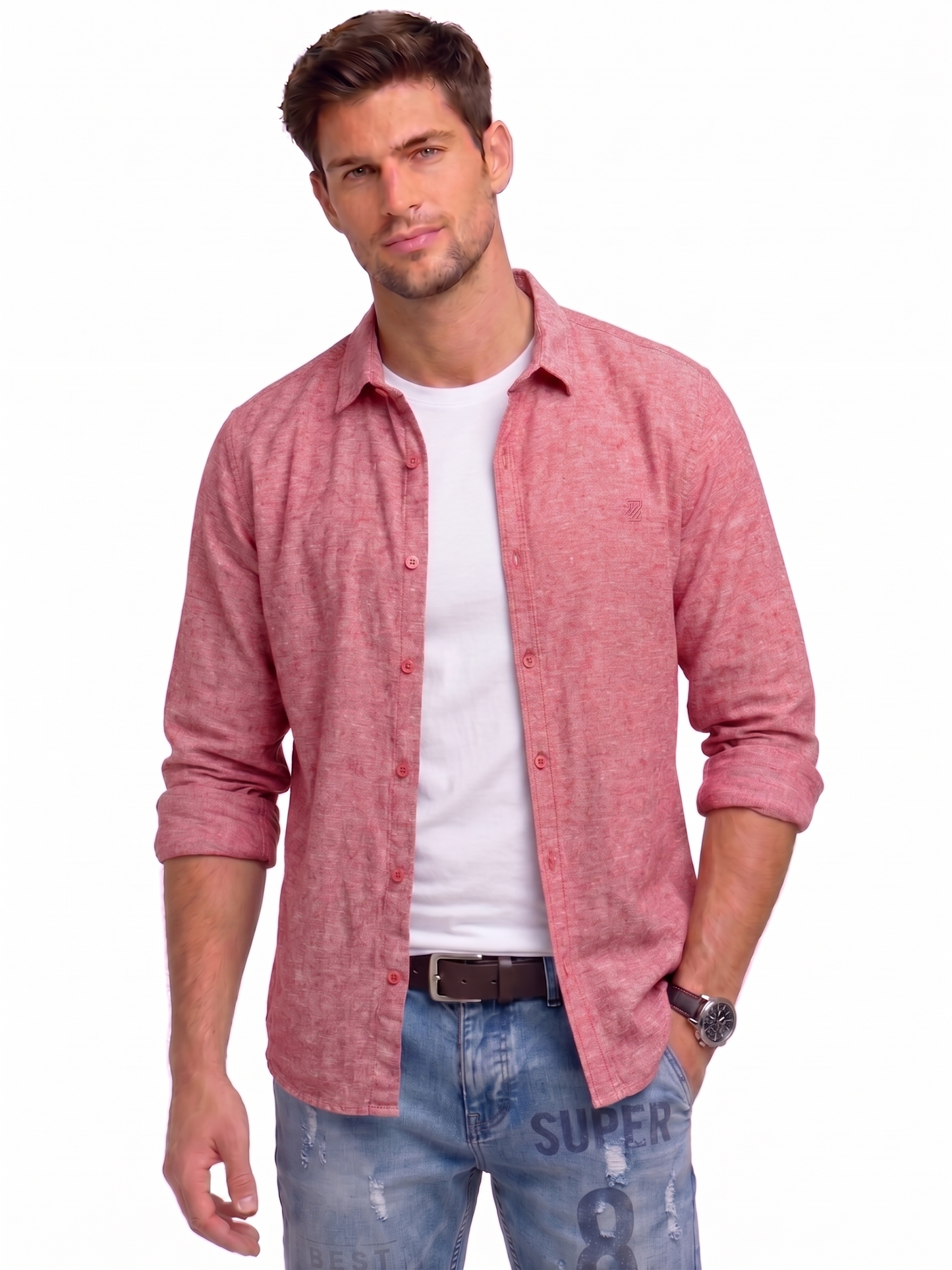 Men’s Slim Fit -Long Sleeve Shirt