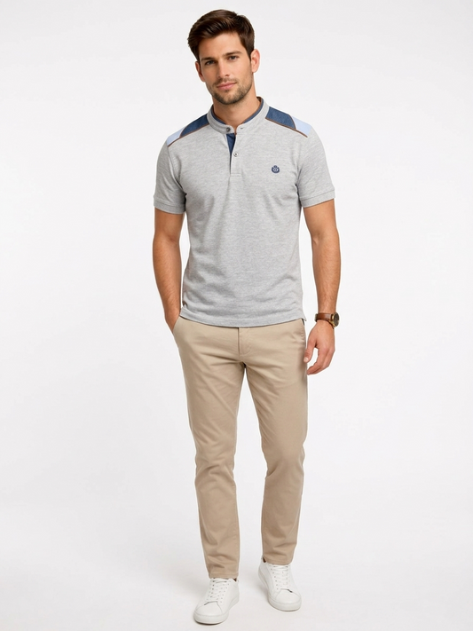 Chinese Collar Men's T-shirt