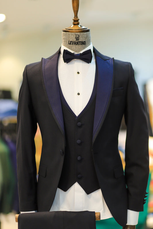 Dark Navy Men's Tuxedo Suit