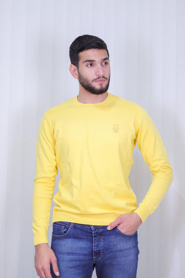 Round Neck Sweater  With Levantino Logo