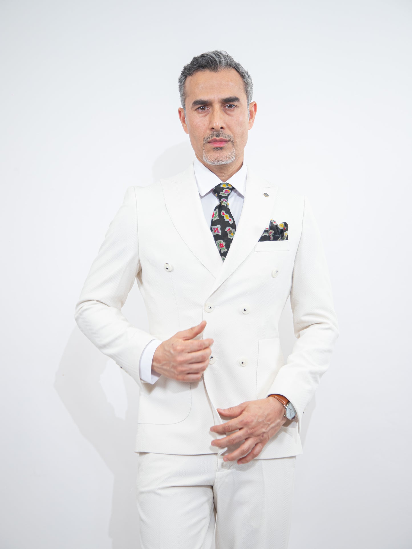 Men's Double-Breasted Suit, Italian Fit