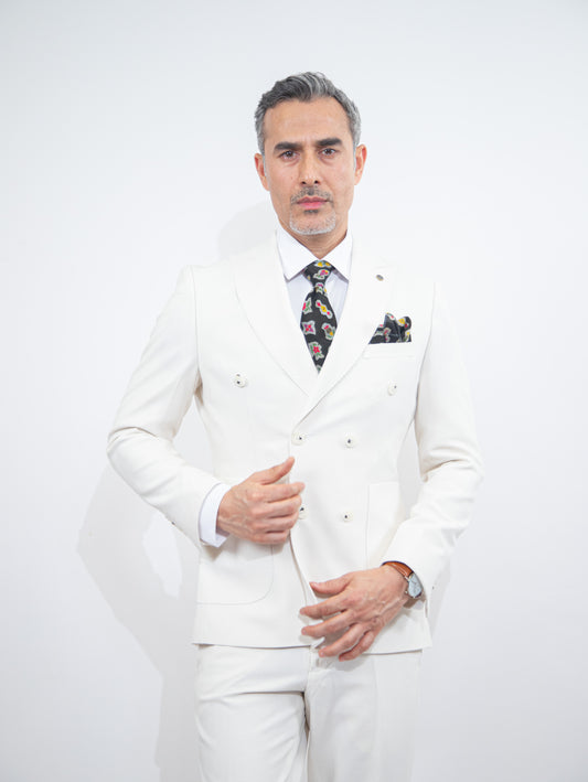 Men's Double-Breasted Suit, Italian Fit