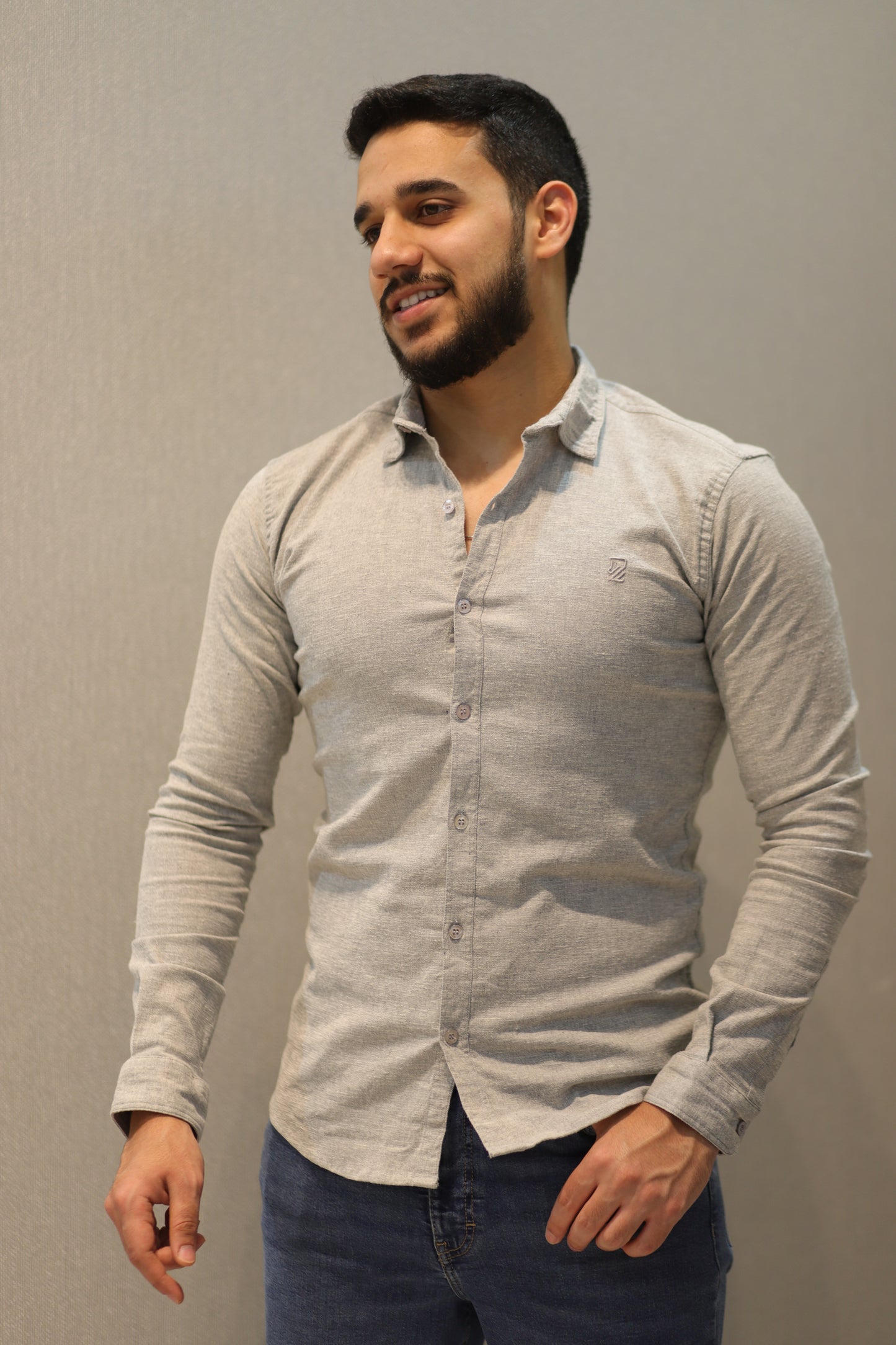 Men’s Slim Fit -Long Sleeve Shirt