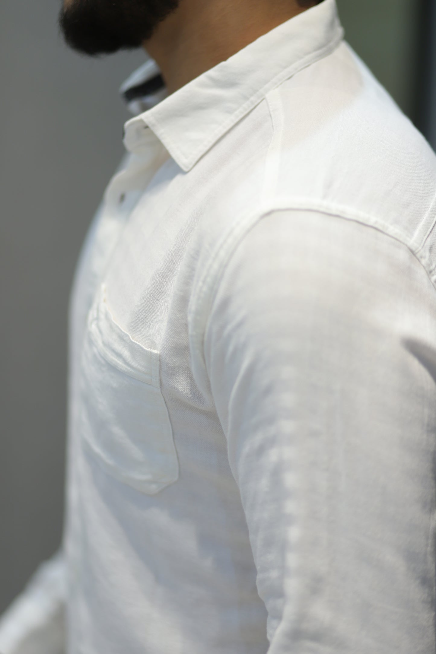 Men’s Slim Fit Checked Long Sleeve Shirt