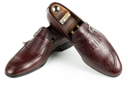 Crocodile Printed Formal Shoes -Italian Style