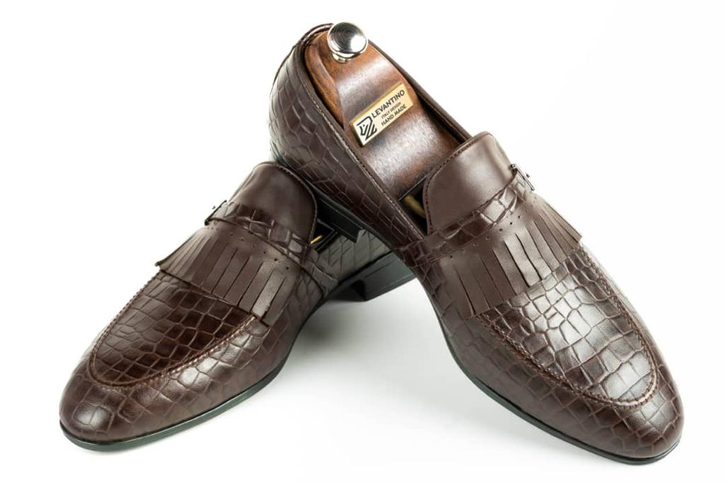 Crocodile Printed Formal Shoes -Italian Style
